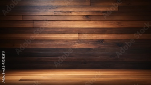 Modern wooden facing background. Dark wooden Rustic three-dimensional wood texture