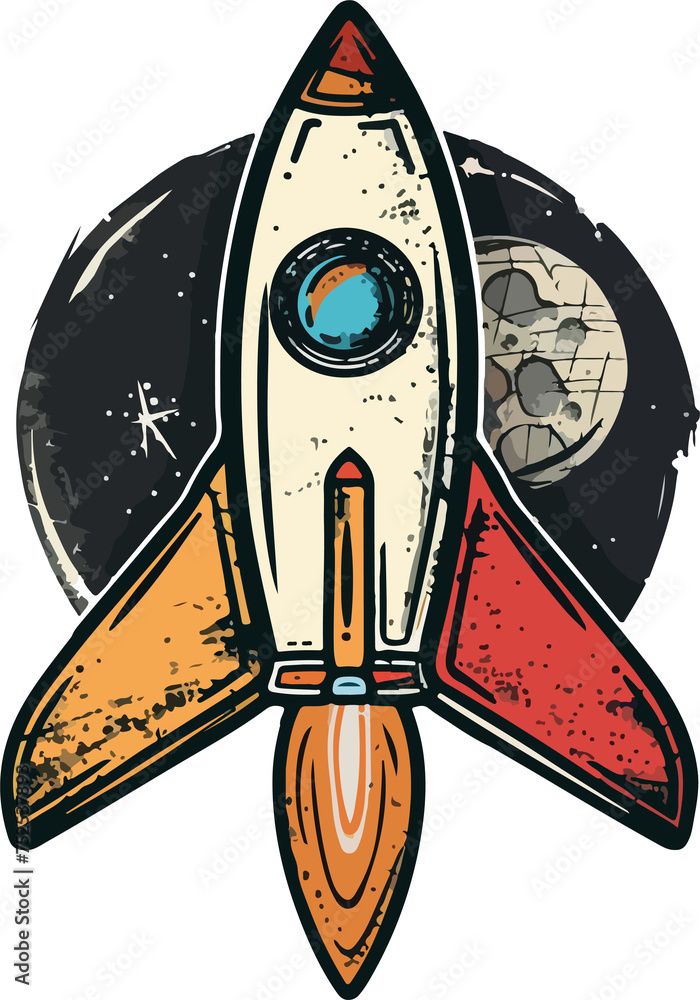 Space rocket clipart illustration Space rocket clipart illustration