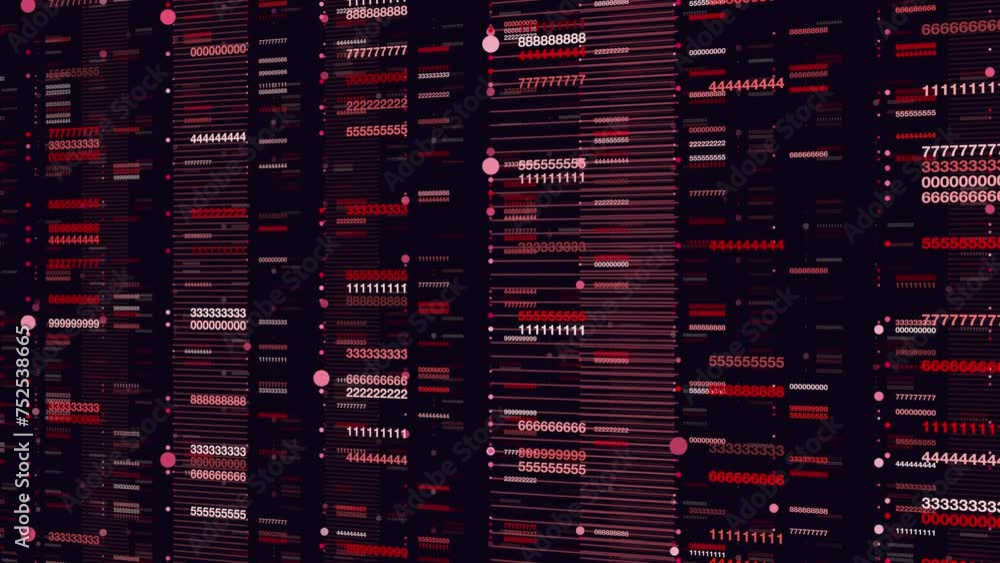 Random matrix numbers pattern on dark space, abstract corporate, business and futuristic style background Random matrix numbers pattern on dark space, abstract corporate, business and futuristic style background