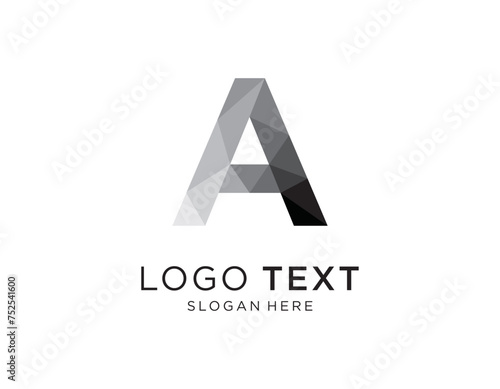 Colorful Logo A Simple Letter Technology