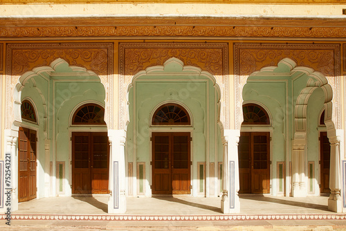 Fototapeta Naklejka Na Ścianę i Meble -  Reise durch Indien. Jaipur in Rajasthan. Pink City