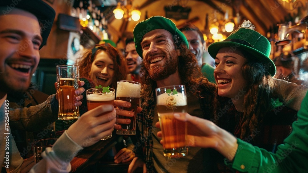 Naklejka premium Irish Celebration Saint Patrick Day