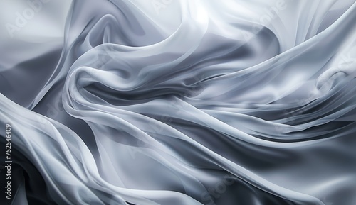 an abstract abstract white and silver fabric background Generative AI
