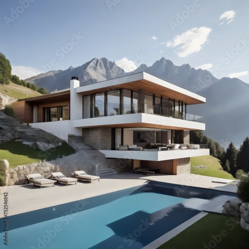 luxury home with pool © kashif