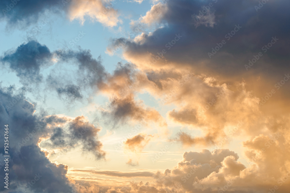 Sunset scene at Valentia Island on Ring of Kerry in Ireland, Wild Atlantic Way