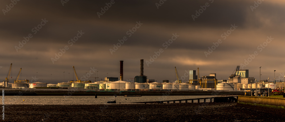 Morning view on Dublin River Lee