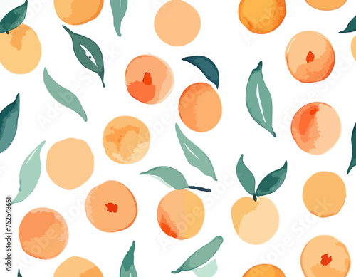 Watercolor Apricot 