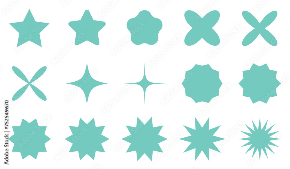 Set of light green starburst. Price sticker, sale sticker, price tag, starburst, quality mark, retro stars, sale or discount sticker, sunburst badges, sun ray frames. Set of light green starburst. Price sticker, sale sticker, price tag, starburst, quality mark, retro stars, sale or discount sticker, sunburst badges, sun ray frames.