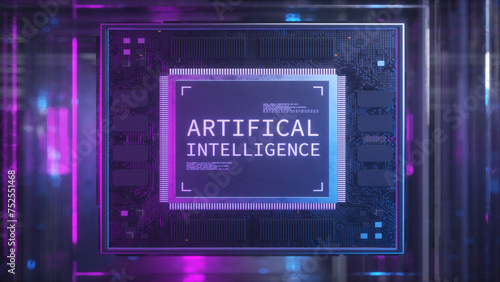 Abstract Concept of Artificial Intelligence