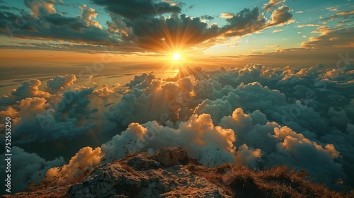 Above the Clouds: Sunset Glory #752553250