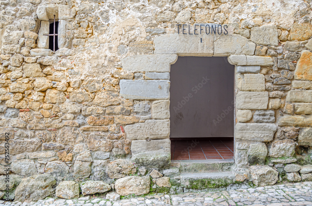 Architectural detail in the village of Santillana del Mar, Spain Architectural detail in the village of Santillana del Mar, Spain