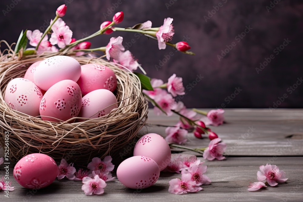 Happy Easter! Celebrate the Season with this Traditional Congratulatory Easter Background Featuring Happy Easter! Celebrate the Season with this Traditional Congratulatory Easter Background Featuring