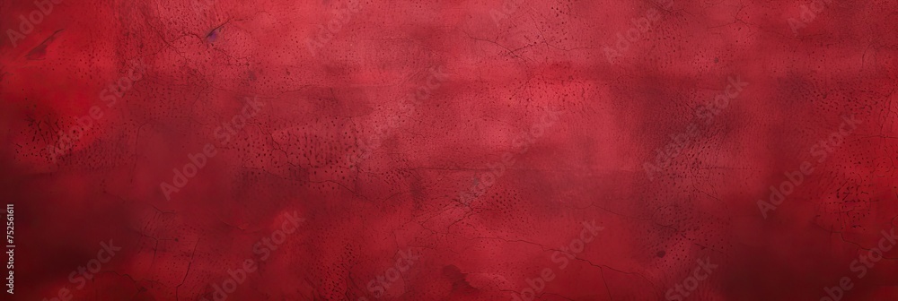 Crimson Red Panoramic Wall Texture in Various Shades of Red - Abstract Wallpaper for Banners