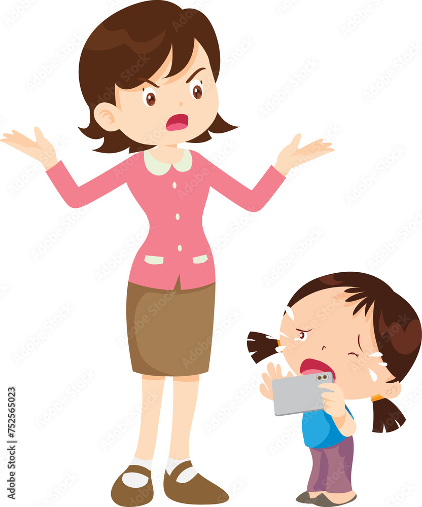 parent angry scold to kid addicted mobile phone parent angry scold to kid addicted mobile phone