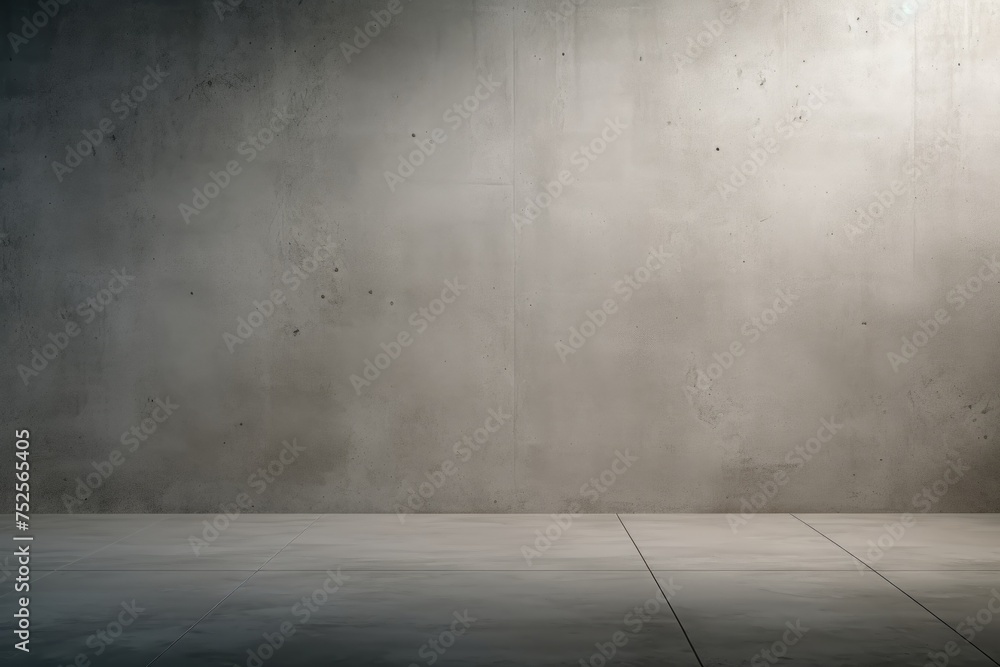 A minimalist interior with concrete walls. Suitable for industrial or modern design concepts A minimalist interior with concrete walls. Suitable for industrial or modern design concepts