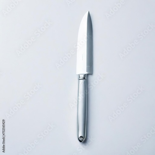 knife on white background 