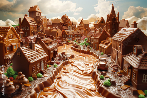 Chocolate World - City landscapes and skylines