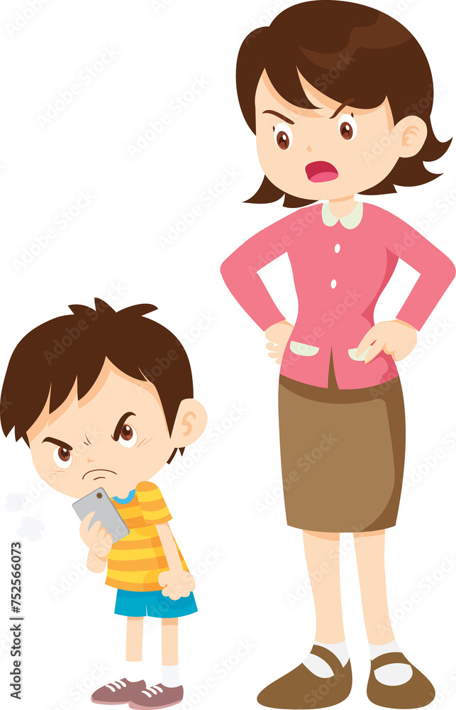 parent angry scold to kid addicted mobile phone parent angry scold to kid addicted mobile phone