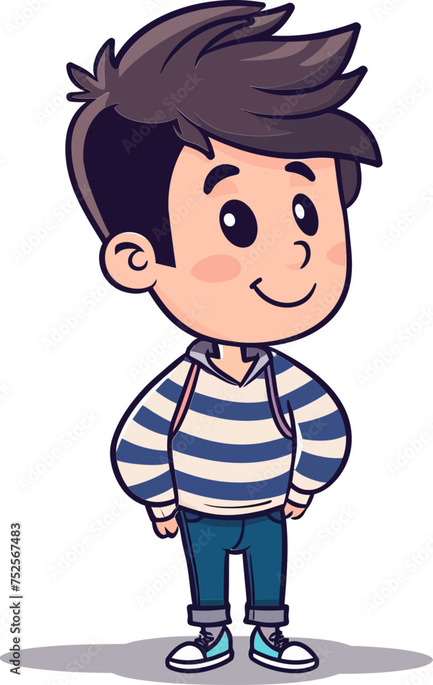 Explorer Man Discovering New Worlds in Vector Form Explorer Man Discovering New Worlds in Vector Form