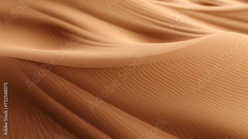 Close-up view of a sand dune in the desert. Ideal for travel and nature concepts