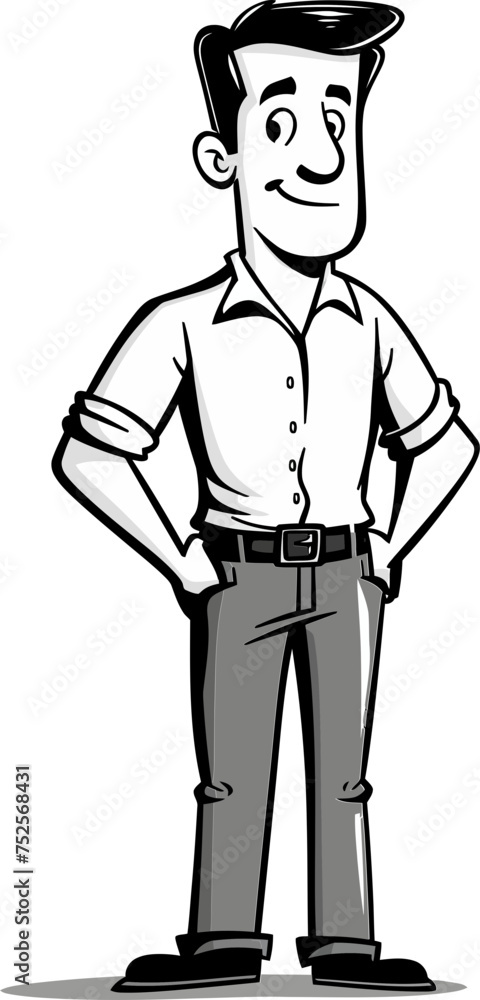 Gambler Man Winnin Big in the Casino in Vector Form Gambler Man Winnin Big in the Casino in Vector Form