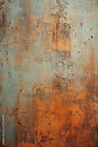A rusted metal surface with a blue sky in the background. Suitable for industrial and grunge themed designs