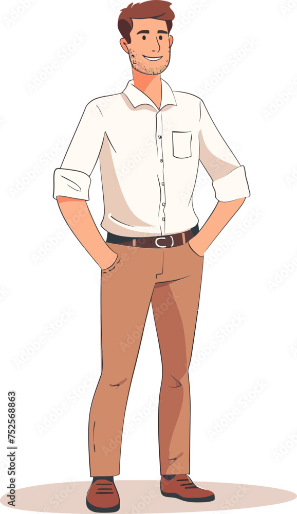 Fototapeta premium Outlaw Man Ridin the Outlaw Trail in Vector Illustration