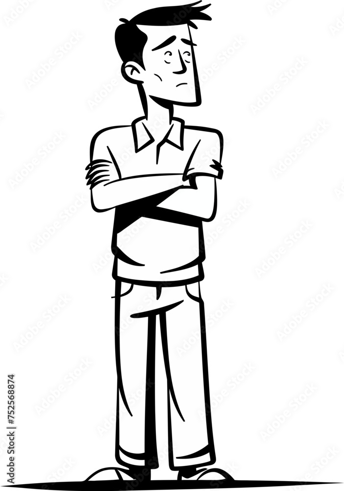 Outlaw Man Makin a Quick Getaway in Vector Form Outlaw Man Makin a Quick Getaway in Vector Form