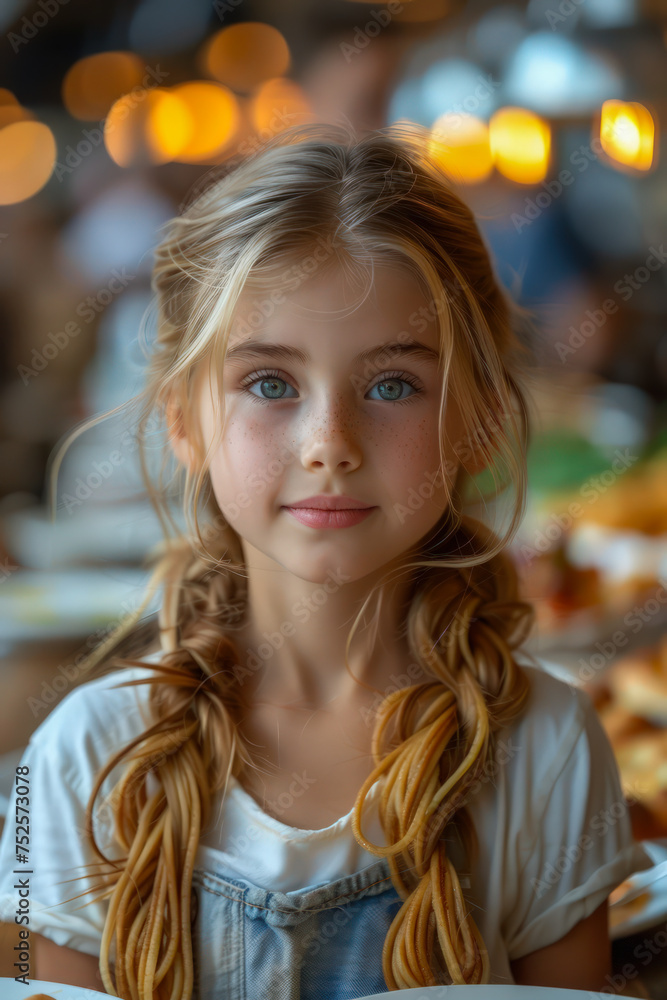 Portrait of a little girl Portrait of a little girl