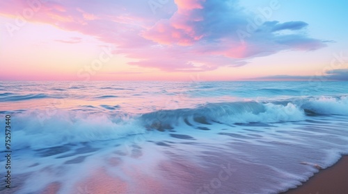 Stunning sunset over the ocean, perfect for travel websites or inspirational content