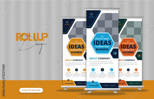 Free vector business roll up design template,
Free corporate and business roll up design, 
