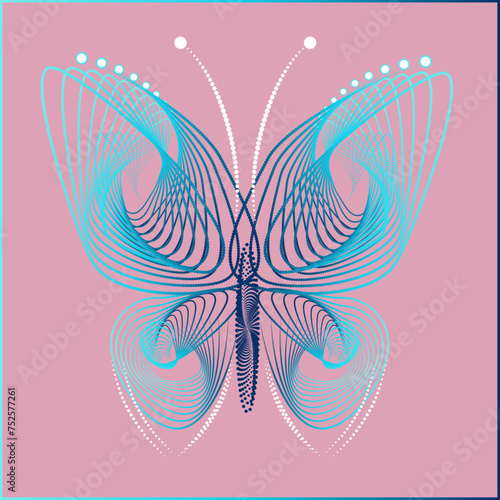 The vector dotted spiral vortex graphic is a visually interesting and complex image. use of color, movement, and text, all contribute to its overall effect.	
