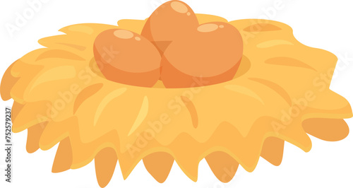 Fresh chicken eggs icon cartoon vector. Farmer nature. Manufacturing fowl