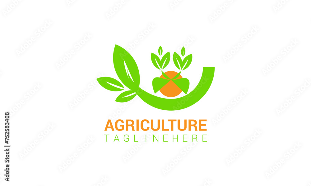 Farm logo template. Farm green creative design, Farm logo template. Farm green creative design,