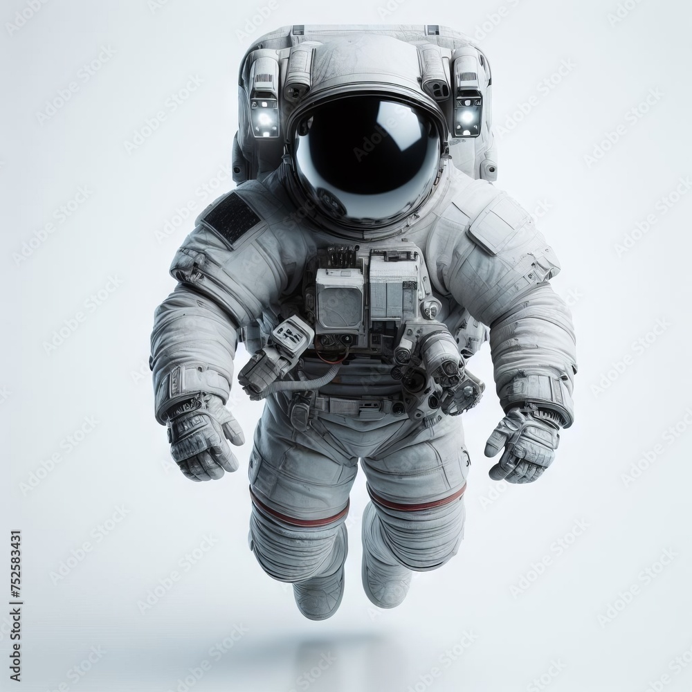 astronaut on white background
