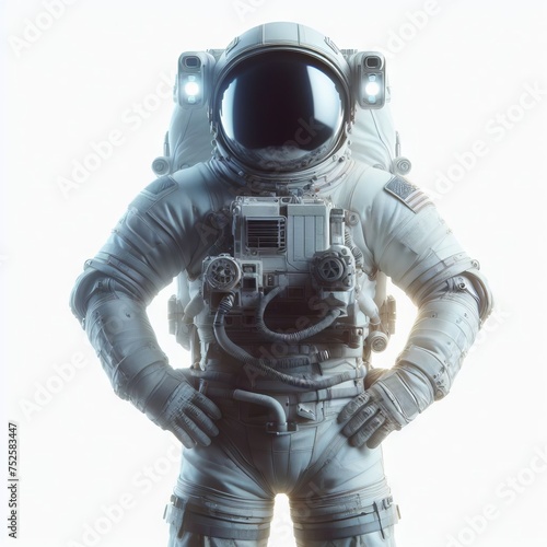 astronaut on white background 