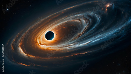 spiral galaxy in space