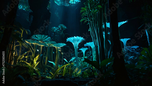 elegant view of plants