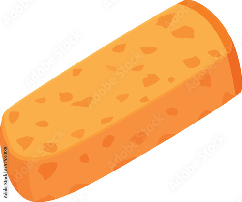 Stick bread croutons icon cartoon vector. Loaf salt. Culinary restaurant