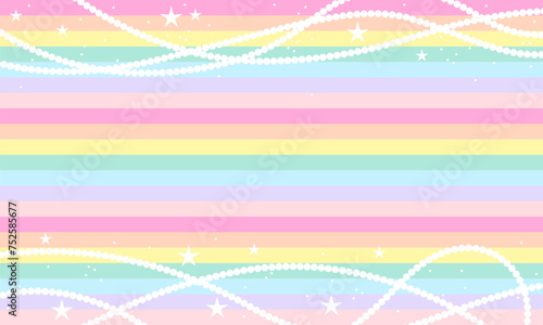 Abstract bright background with stars and pearls. Abstract cute background with little stars. Decoration banner themed Lol surprise doll girlish style. Invitation card template