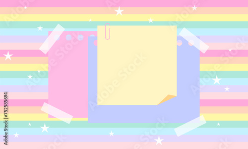 Abstract bright background with stars for notes. Abstract cute background with little stars. Decoration banner themed Lol surprise doll girlish style. Invitation card template