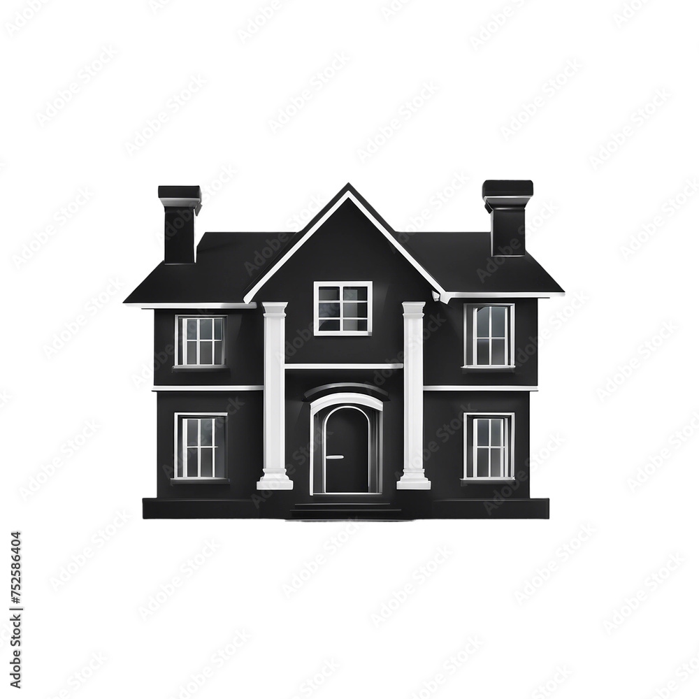 House icon isolated on transparent background House icon isolated on transparent background