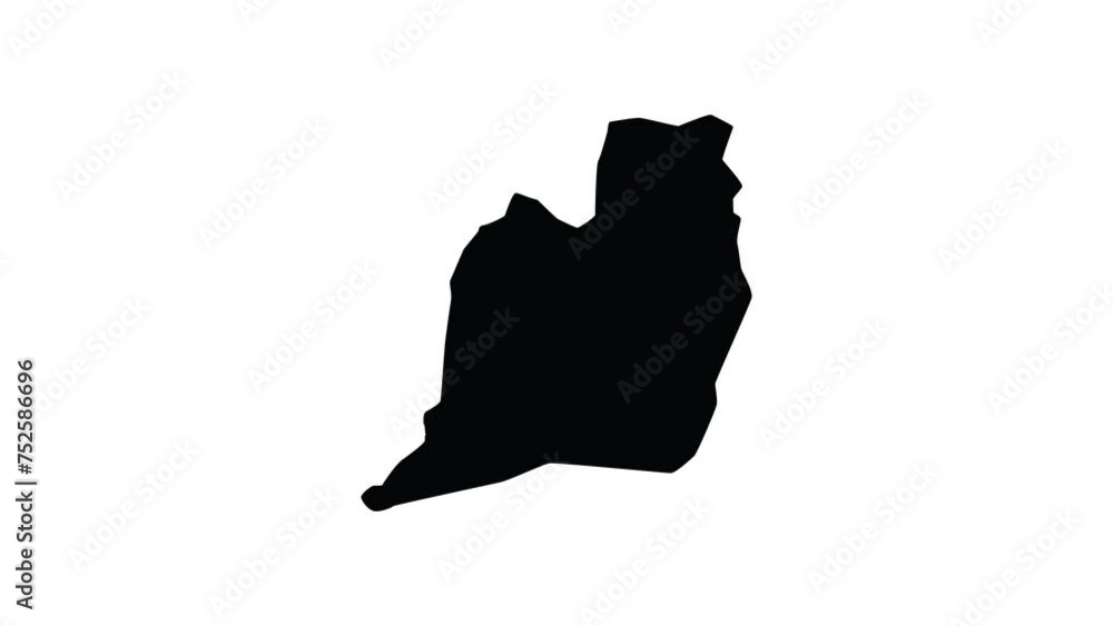 Animation forming a map of Samangan in Afghanistan Animation forming a map of Samangan in Afghanistan