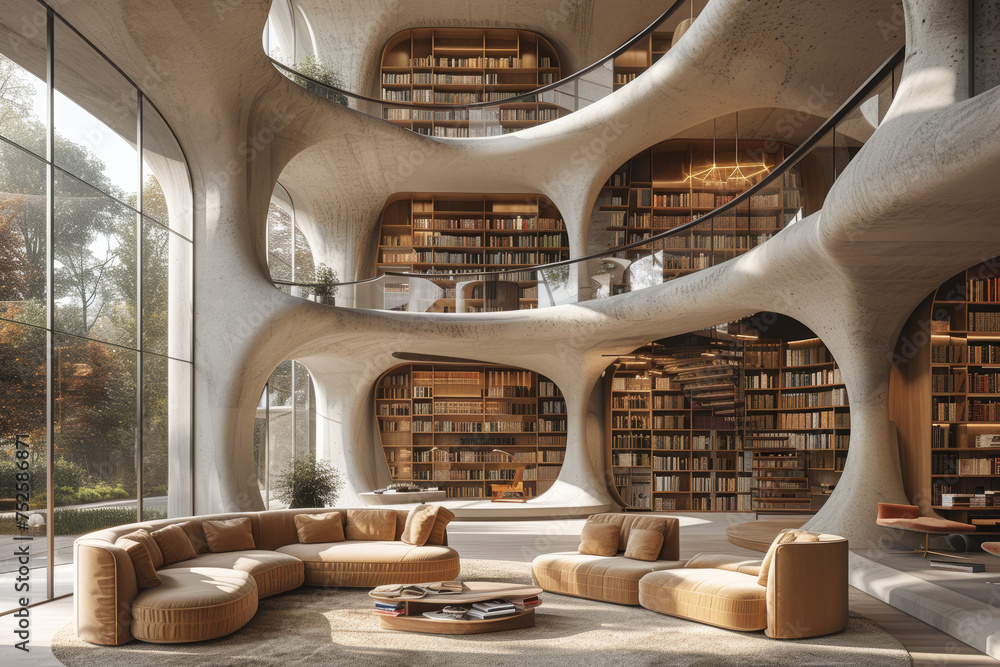 Designing modern libraries and learning centers with architecture that ...