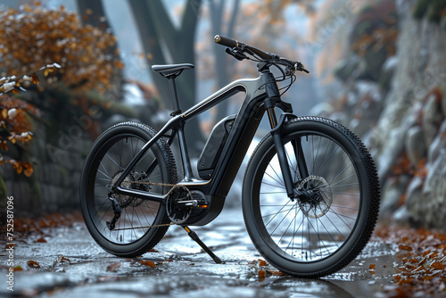Promoting eco-friendly mobility through sustainable transportation options like electric bikes. Generative Ai.