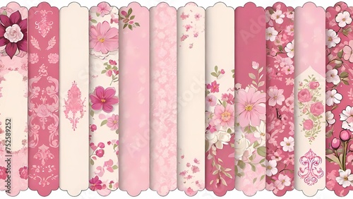 background with floral pattern © CreativeVirginia