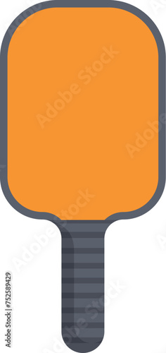 Plastic paddle icon cartoon vector. Sport pickleball. Team tennis game
