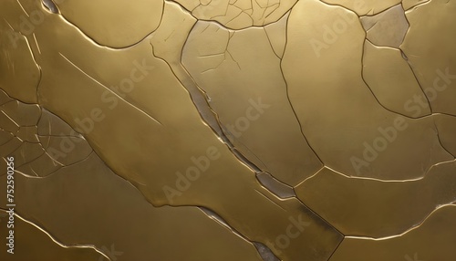 Smooth solid brass slab texture, with cracks and scars