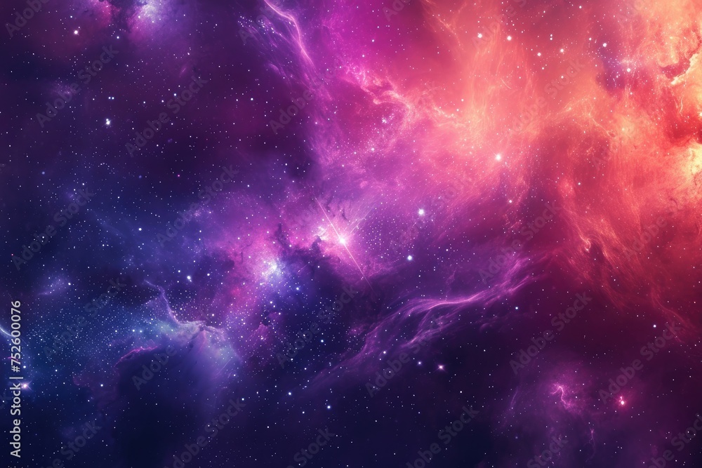 Celestial wonders paint a vivid cosmic tableau Celestial wonders paint a vivid cosmic tableau