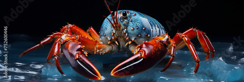 Detailed Close-up View of a Mesmerizing Crustacean, Capturing the Intricacy and Beauty of Marine Life © Isaac